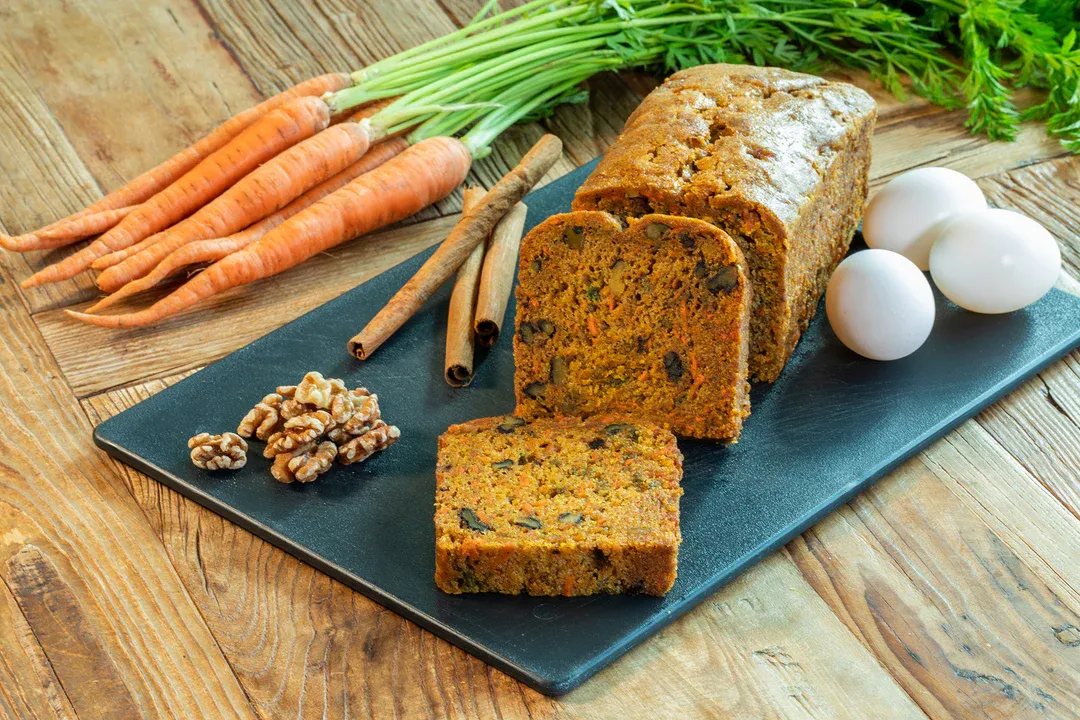 Bread Carrot Walnut Slice Individually Wrapped