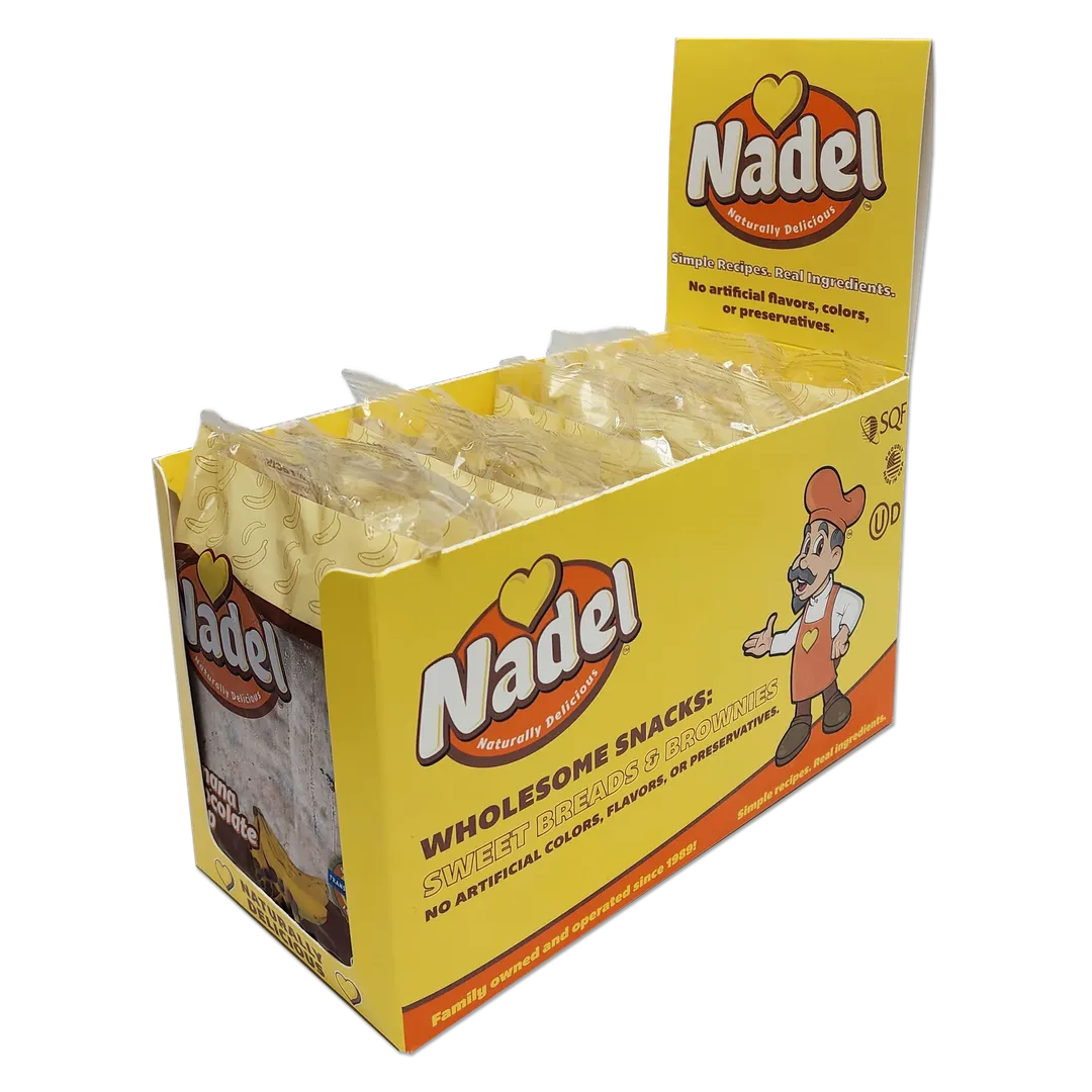 Bread Banana Chocolate Chip Slice Individually Wrapped