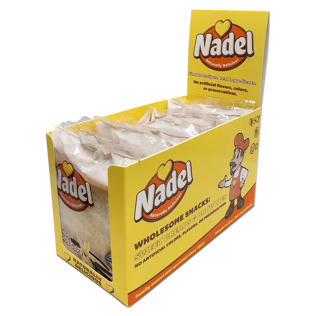 Cake Vanilla Pound Slice Individually Wrapped
