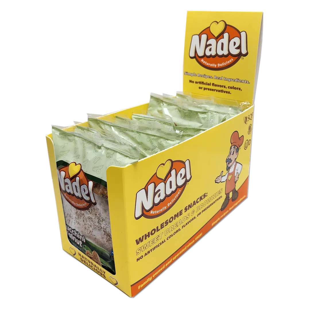 Bread Zucchini Walnut Slice Individually Wrapped