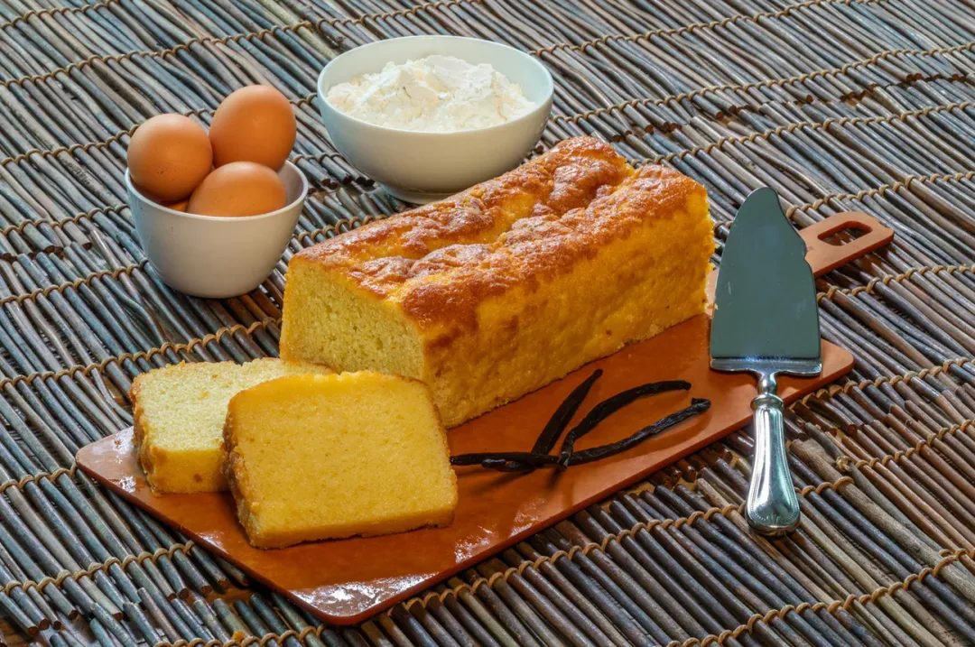 Cake Vanilla Pound Slice Individually Wrapped