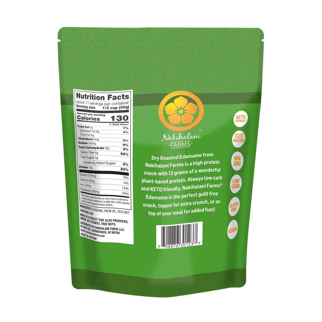 Edamame Raosted -  Sea Salt 12oz Family Bag