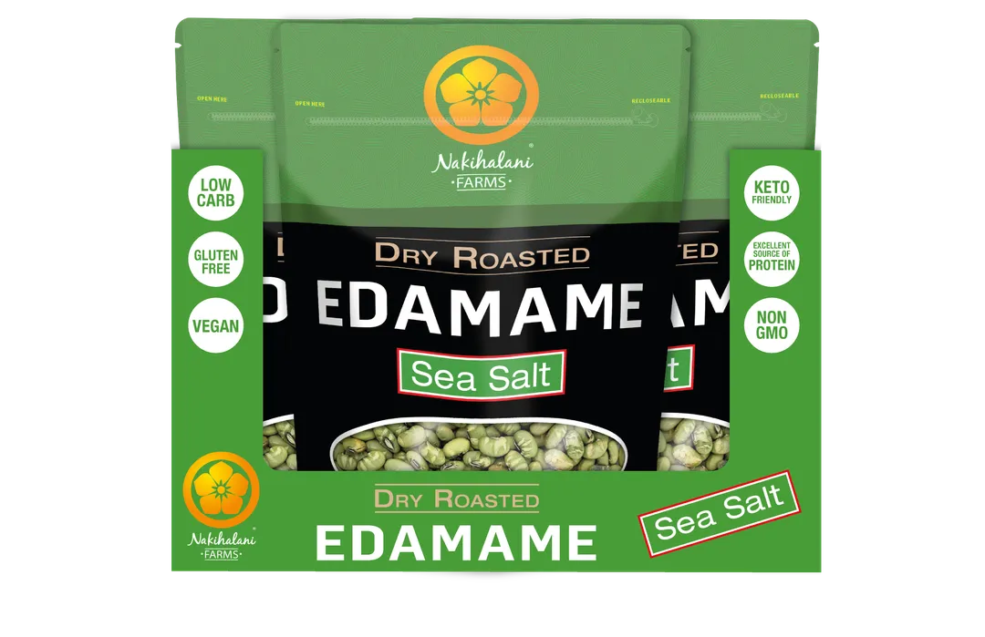 Edamame Raosted -  Sea Salt 12oz Family Bag