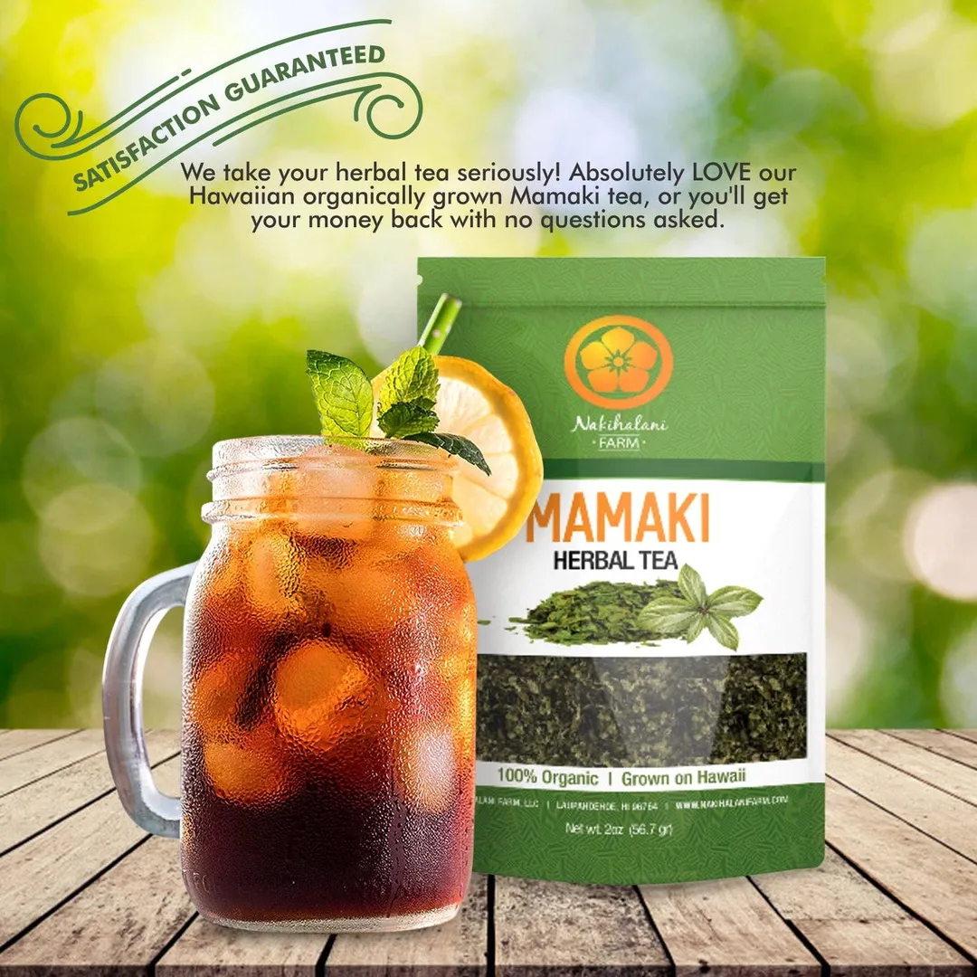Mamaki Tea - Hawaiian Organic Caffeine Free 2oz