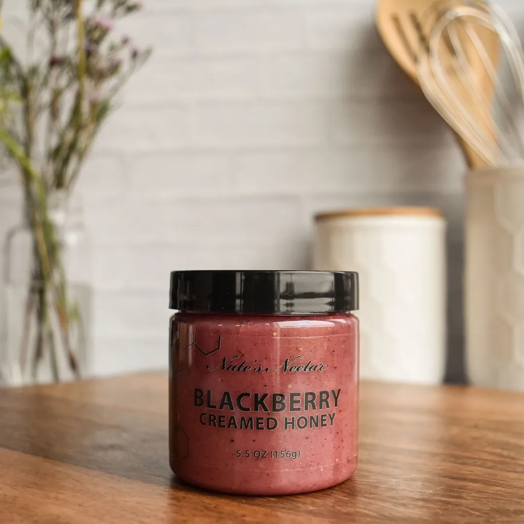 Blackberry Creamed Honey-Nate's Nectar
