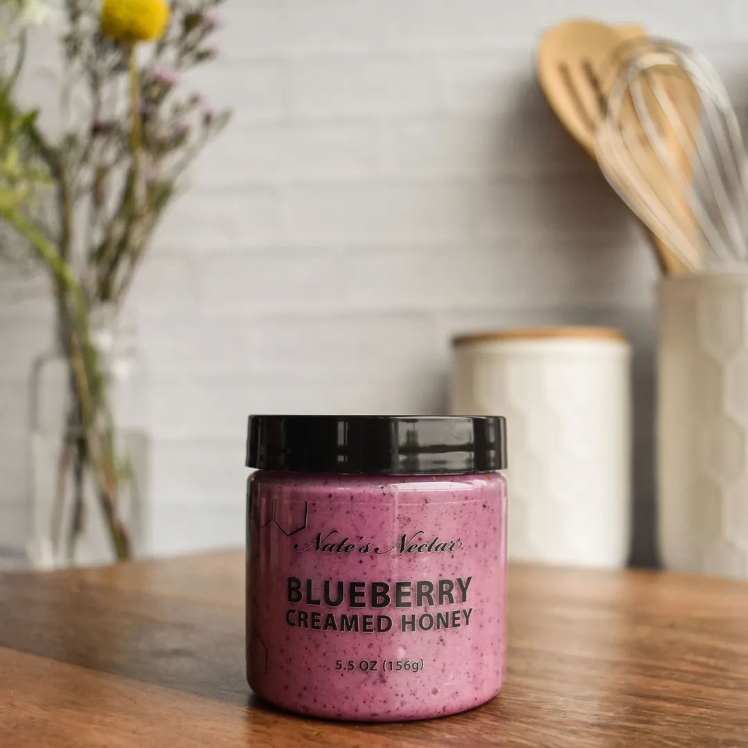 Blueberry Creamed Honey-Nate's Nectar