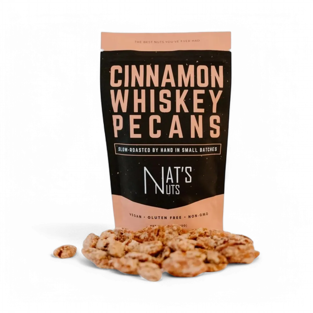 Cinnamon Whiskey Pecans