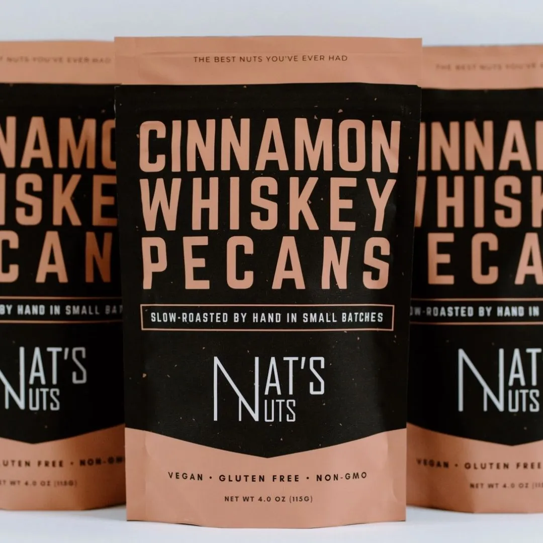 Cinnamon Whiskey Pecans