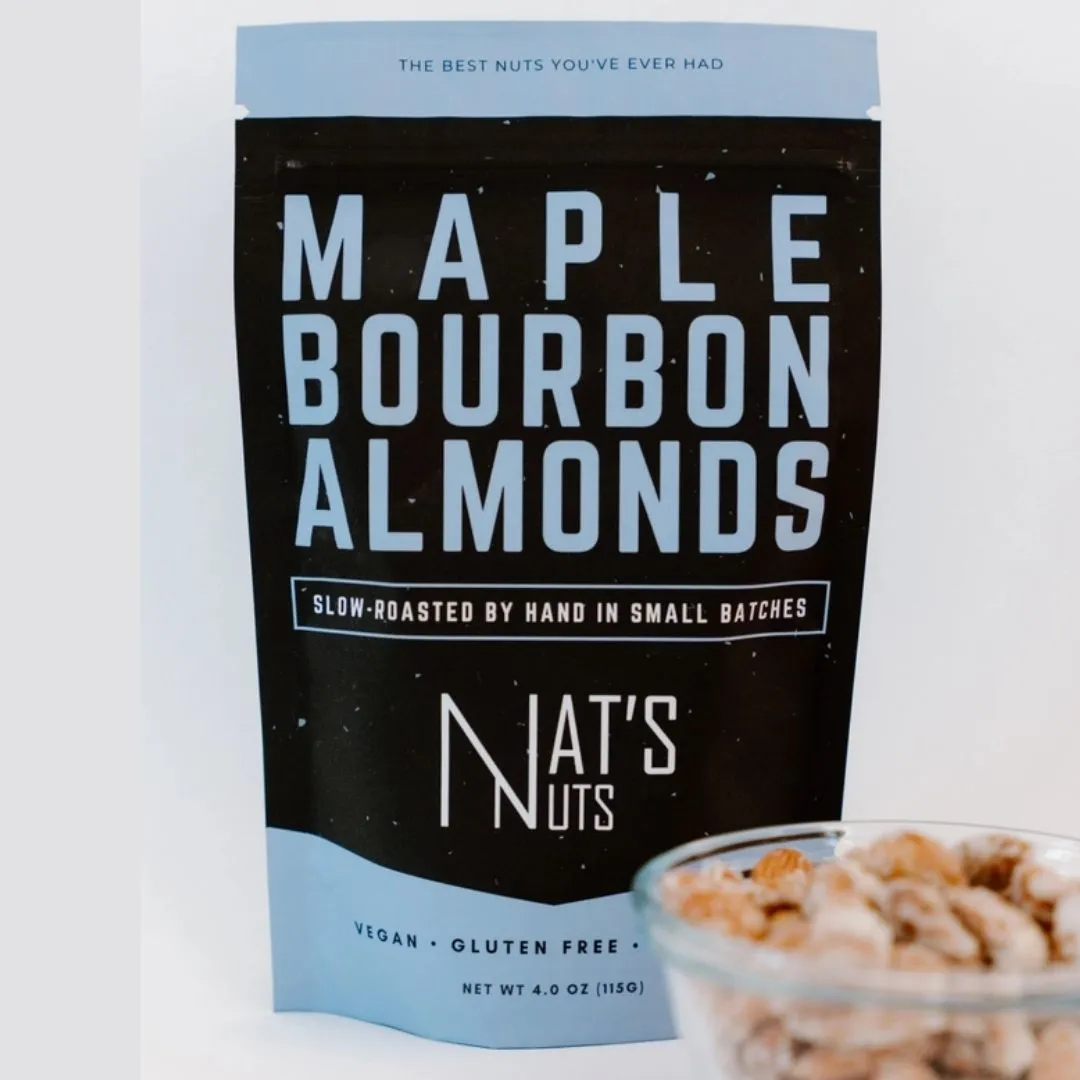 Maple Bourbon Almonds
