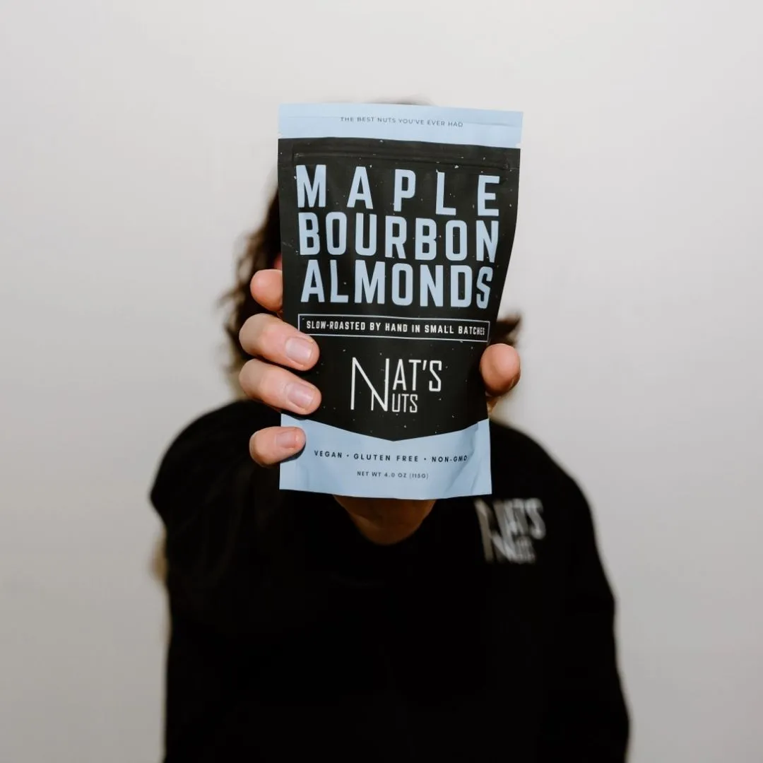 Maple Bourbon Almonds