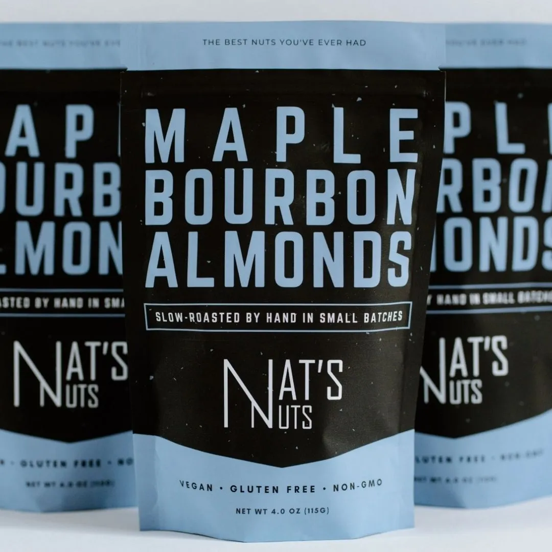 Maple Bourbon Almonds