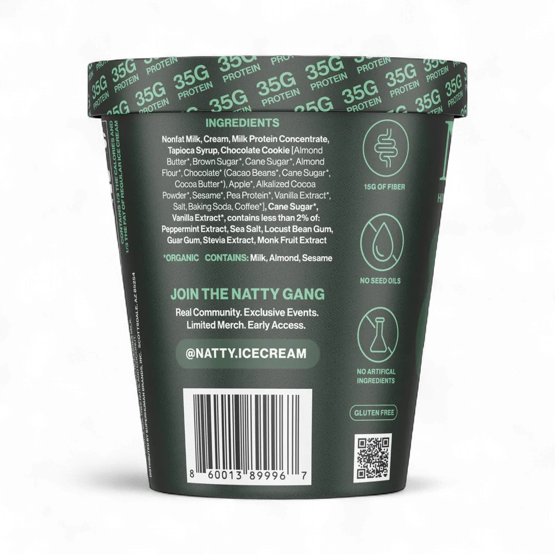 Mint Cookies & Cream Protein Ice Cream