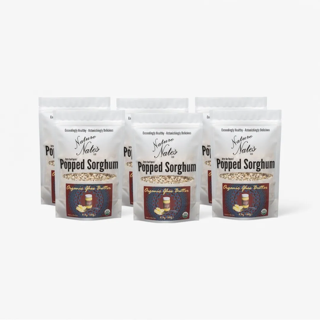 Organic Popped Sorghum with Ghee Butter (4.3 oz)