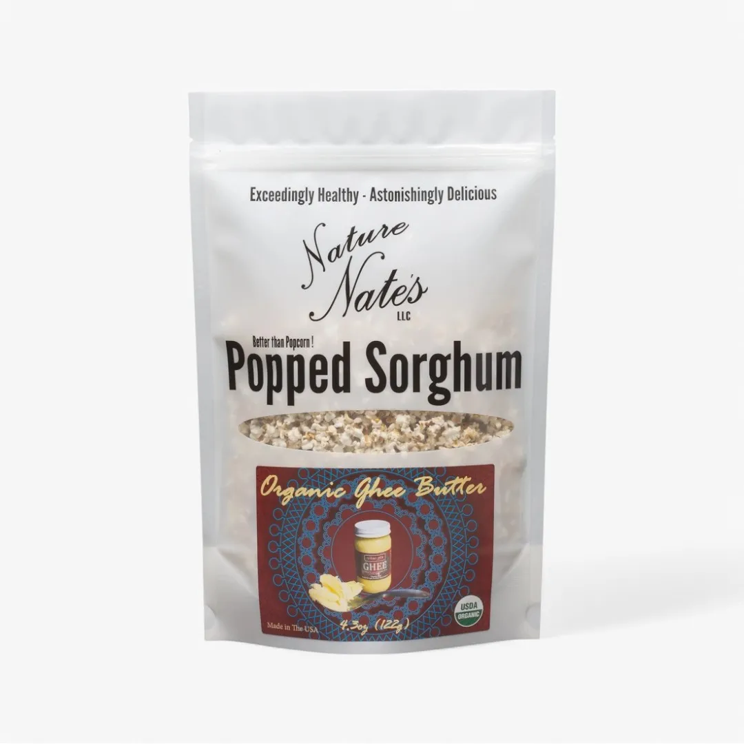 Organic Popped Sorghum with Ghee Butter (4.3 oz)