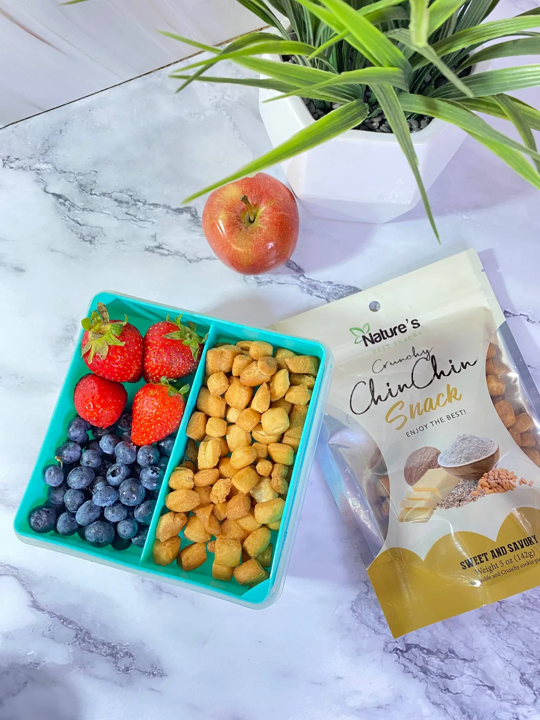 Crunchy ChinChin Snack (3 oz)-Grab and Go