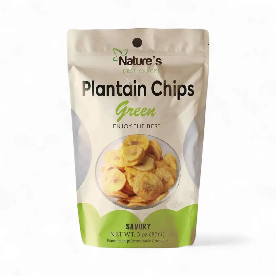 Green Plantain Chips (Lightly Salted) (3 oz) Case of 12