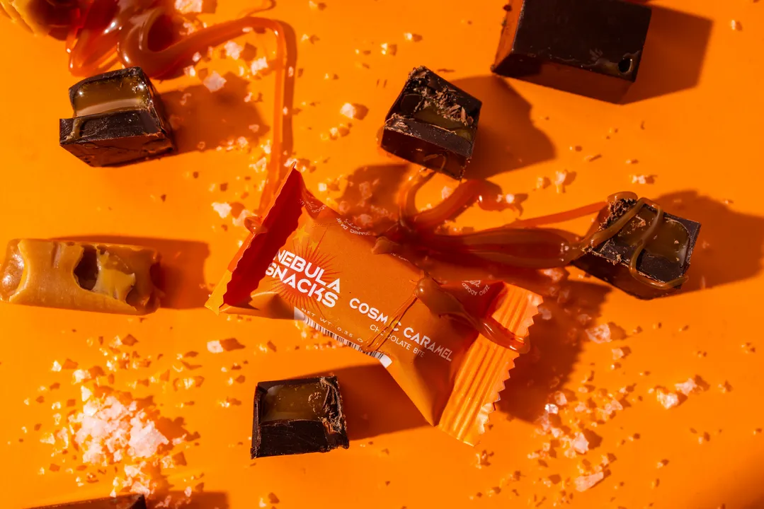 Zero Sugar Dark Chocolate Bites – Cosmic Caramel