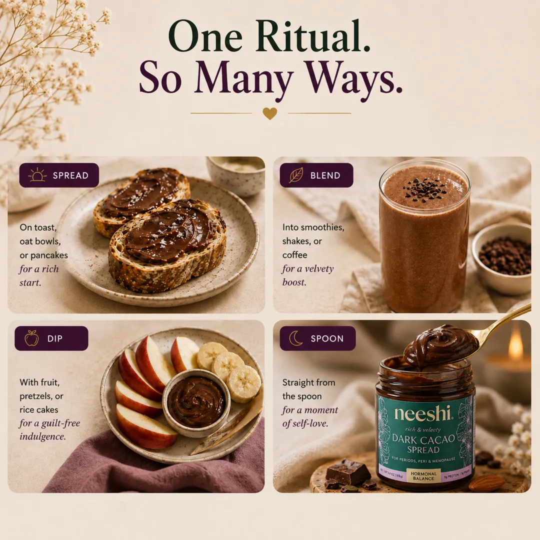 Dark Cacao Spread for Perimenopause & Period Support