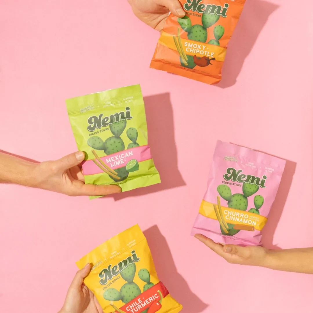 Fiesta Starter Bundle - Crunchy Nopales Cactus Nemi Snacks