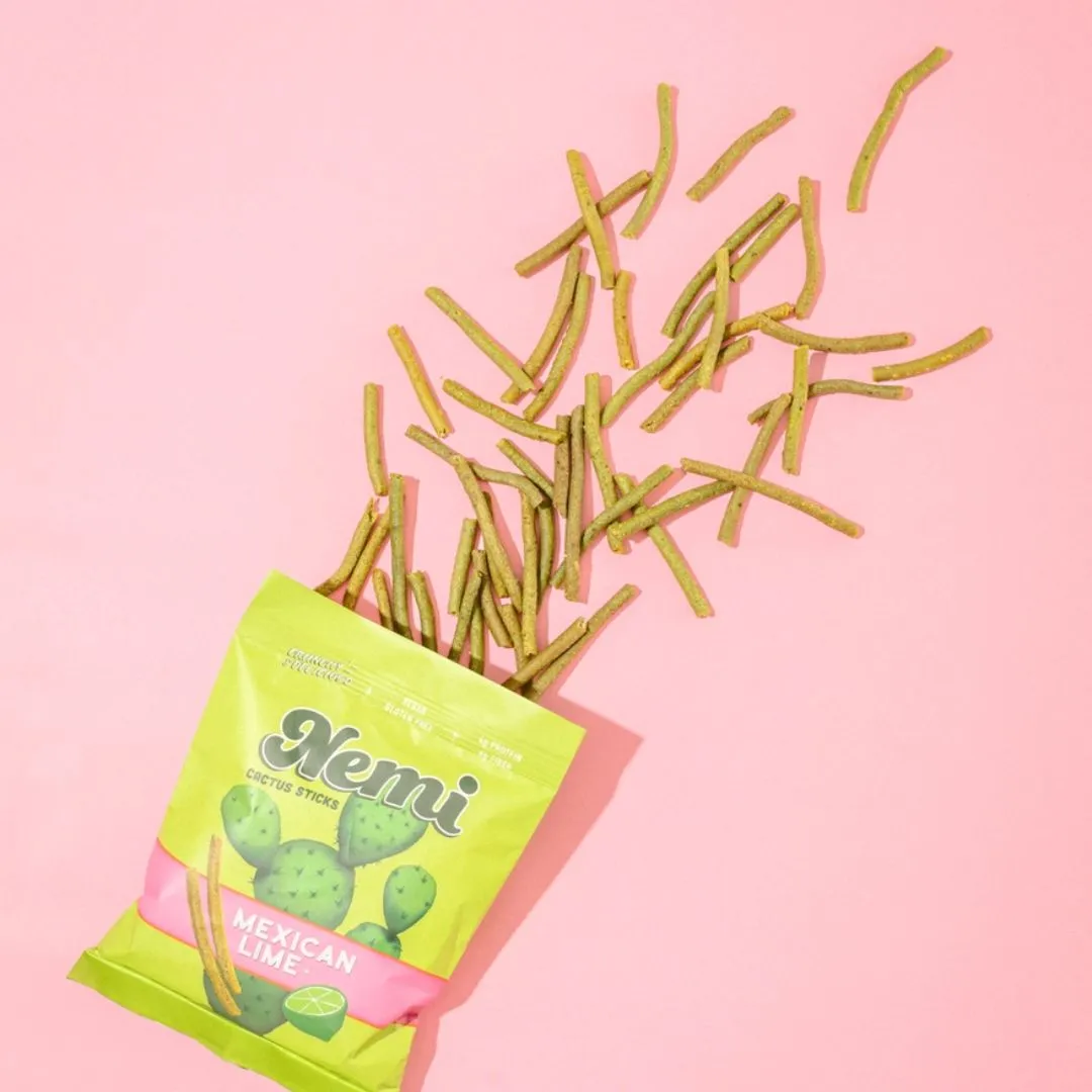 Mexican Lime - Crunchy Nopales Cactus Nemi Snacks