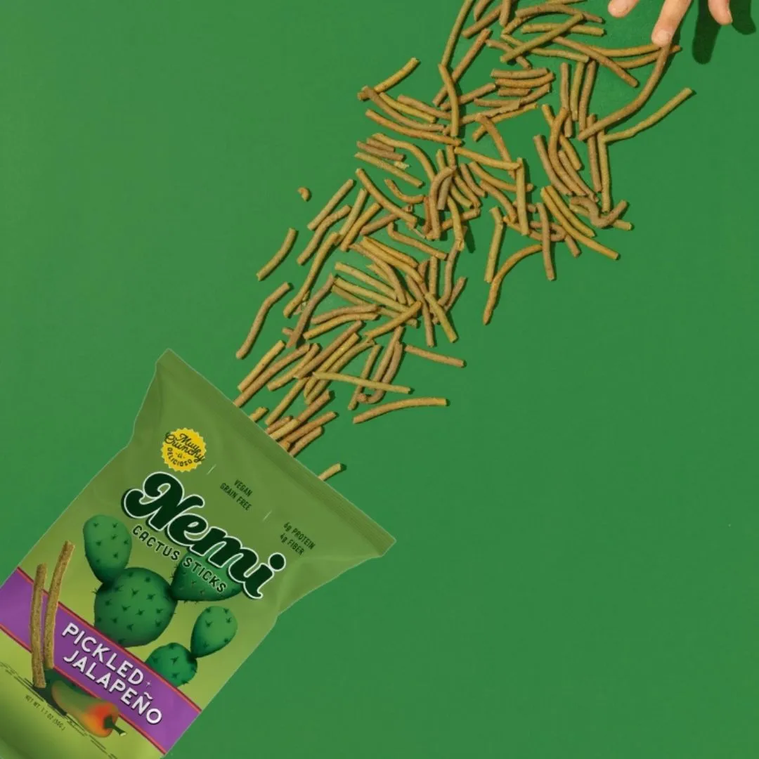 Pickled Jalapeño - Crunchy Nopales Nemi Snacks