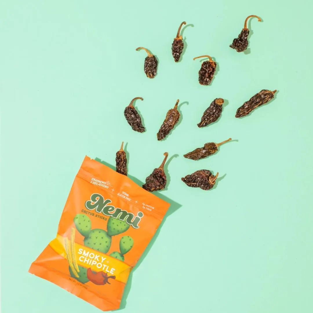 Smoky Chipotle - Crunchy Nopales Cactus Nemi Snacks