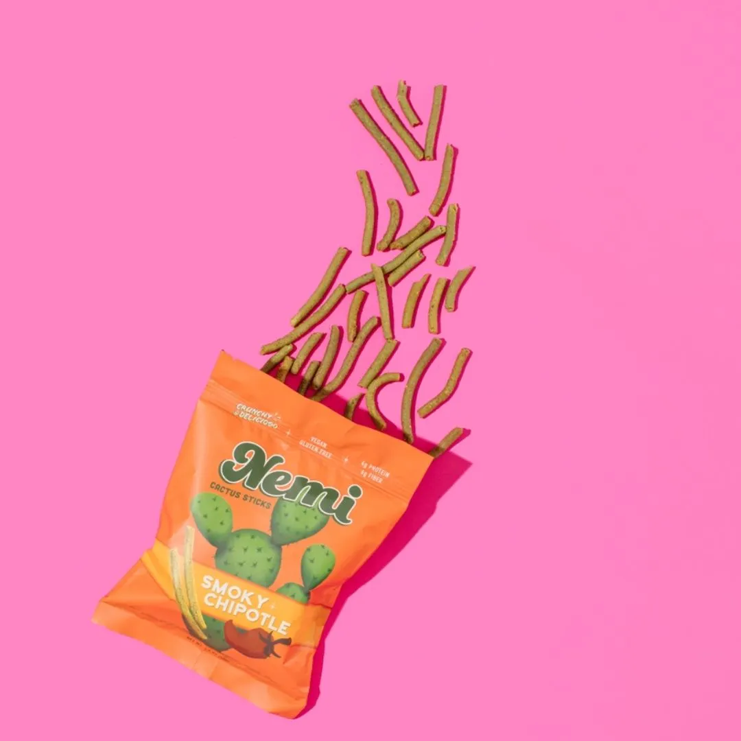 Smoky Chipotle - Crunchy Nopales Cactus Nemi Snacks