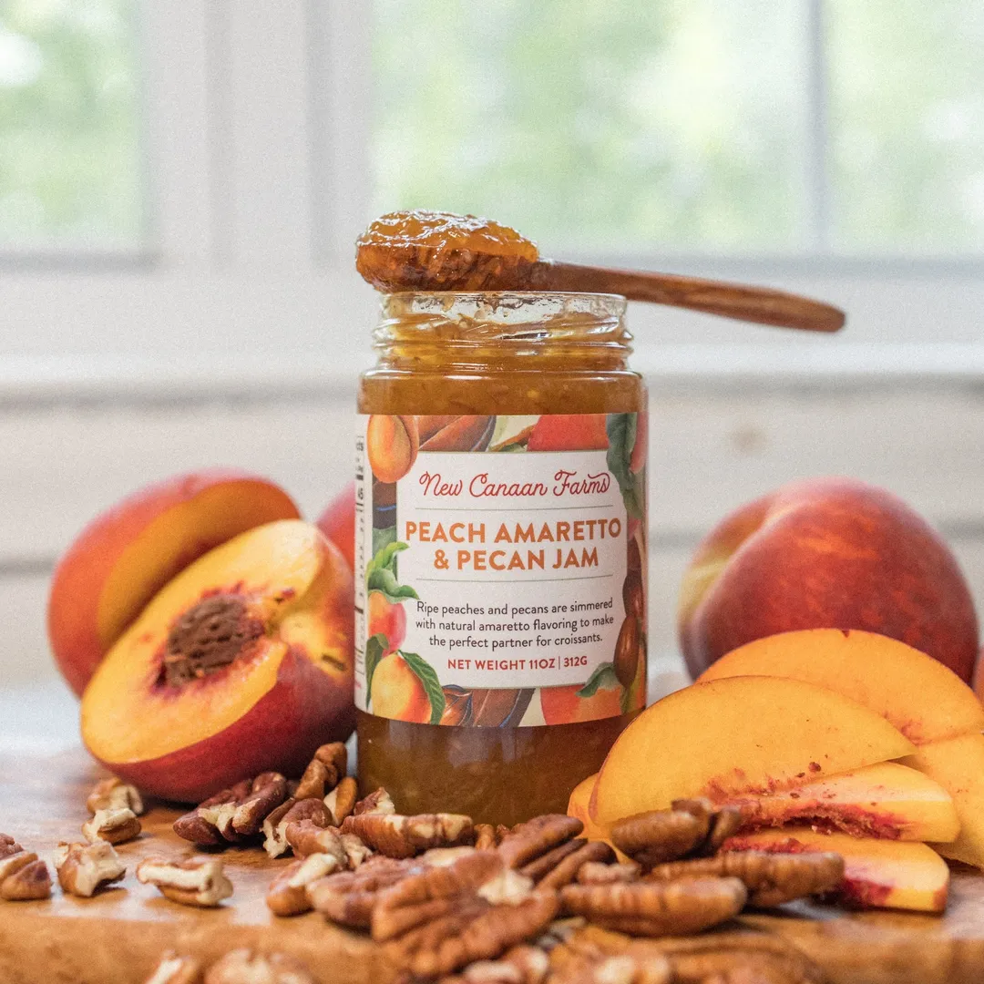 Peach Amaretto & Pecan Jam