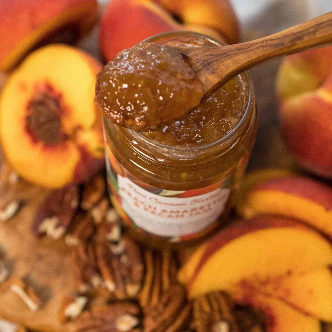 Peach Amaretto & Pecan Jam