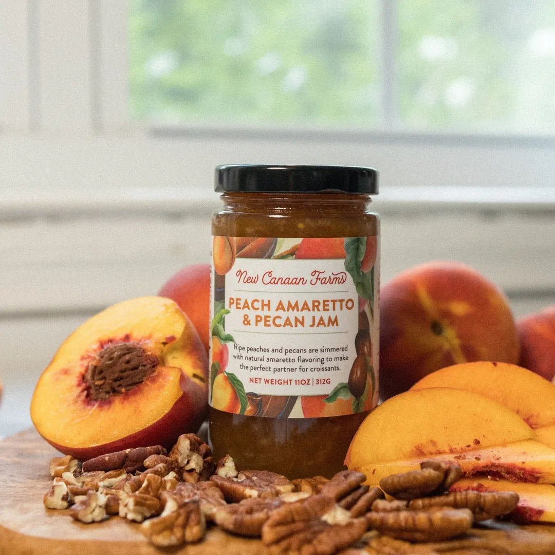 Peach Amaretto & Pecan Jam