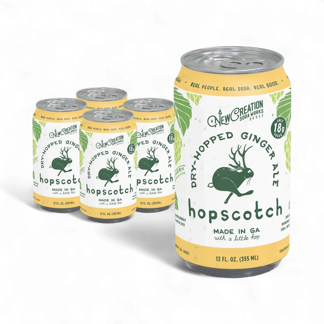Hopscotch Dry-Hopped Ginger Ale (Case of 16)