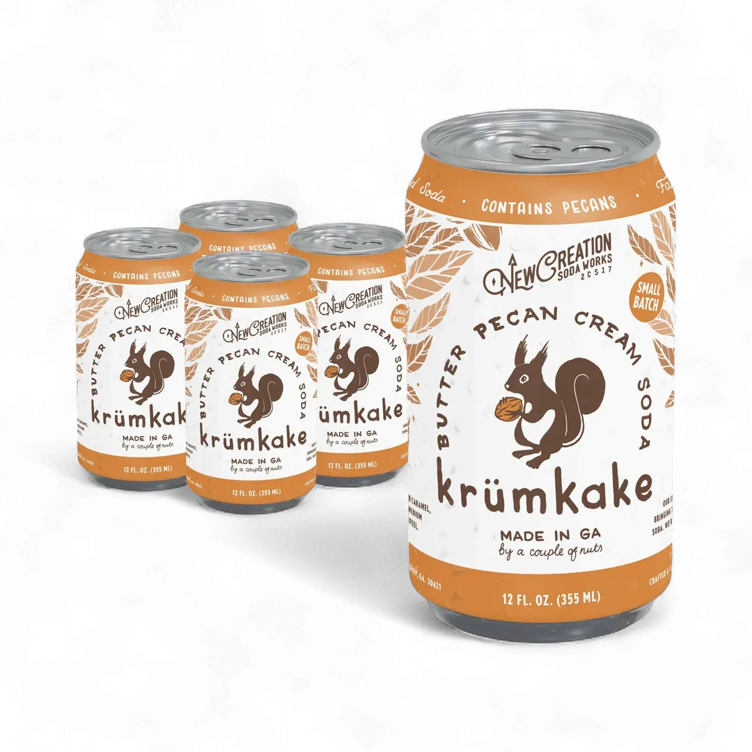 Krumkake Butter Pecan Cream Soda (Case of 16)