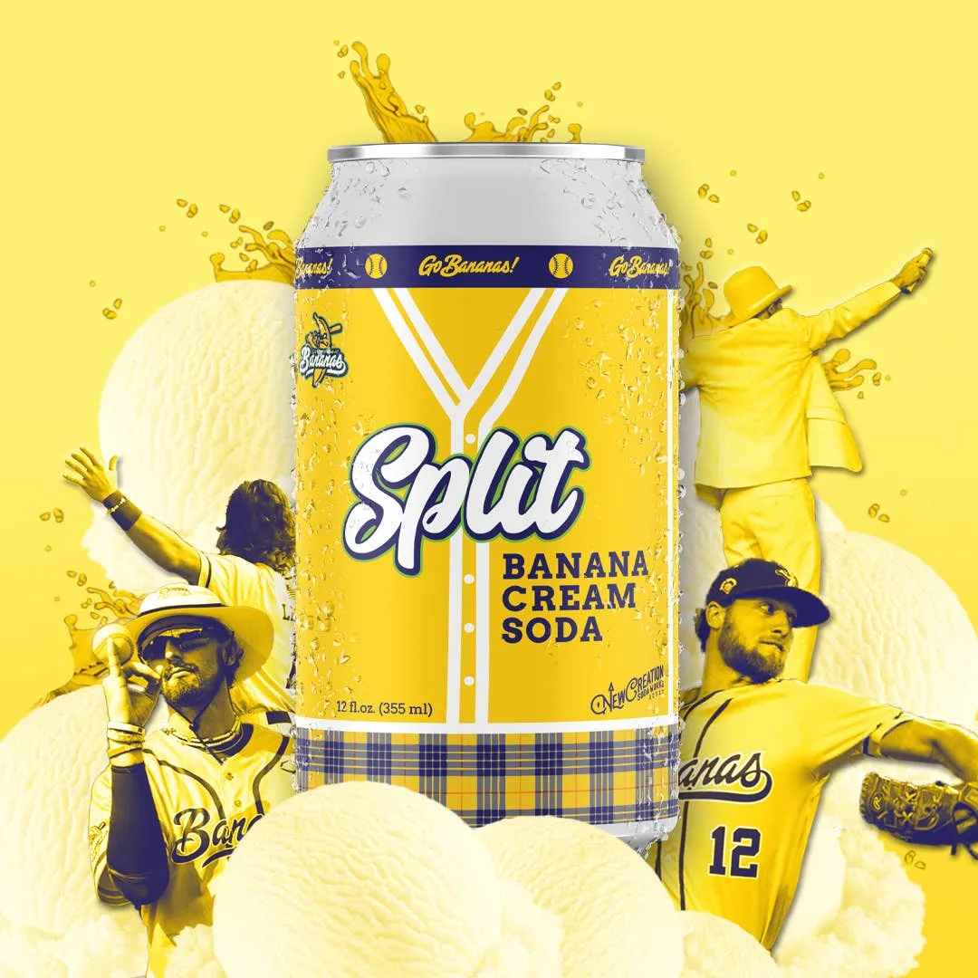 Split Banana Cream Soda (Case of 16)