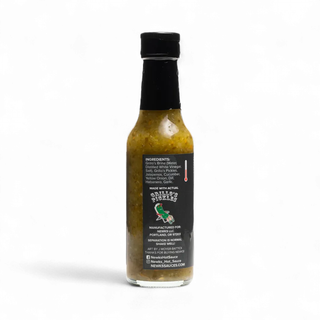 Newks x Grillo's Pickles, Dill Pickle Hot Sauce (Best Seller)