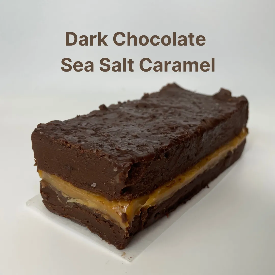 Dark Chocolate Sea Salt Caramel Fudge (1/2 lb Package) variant