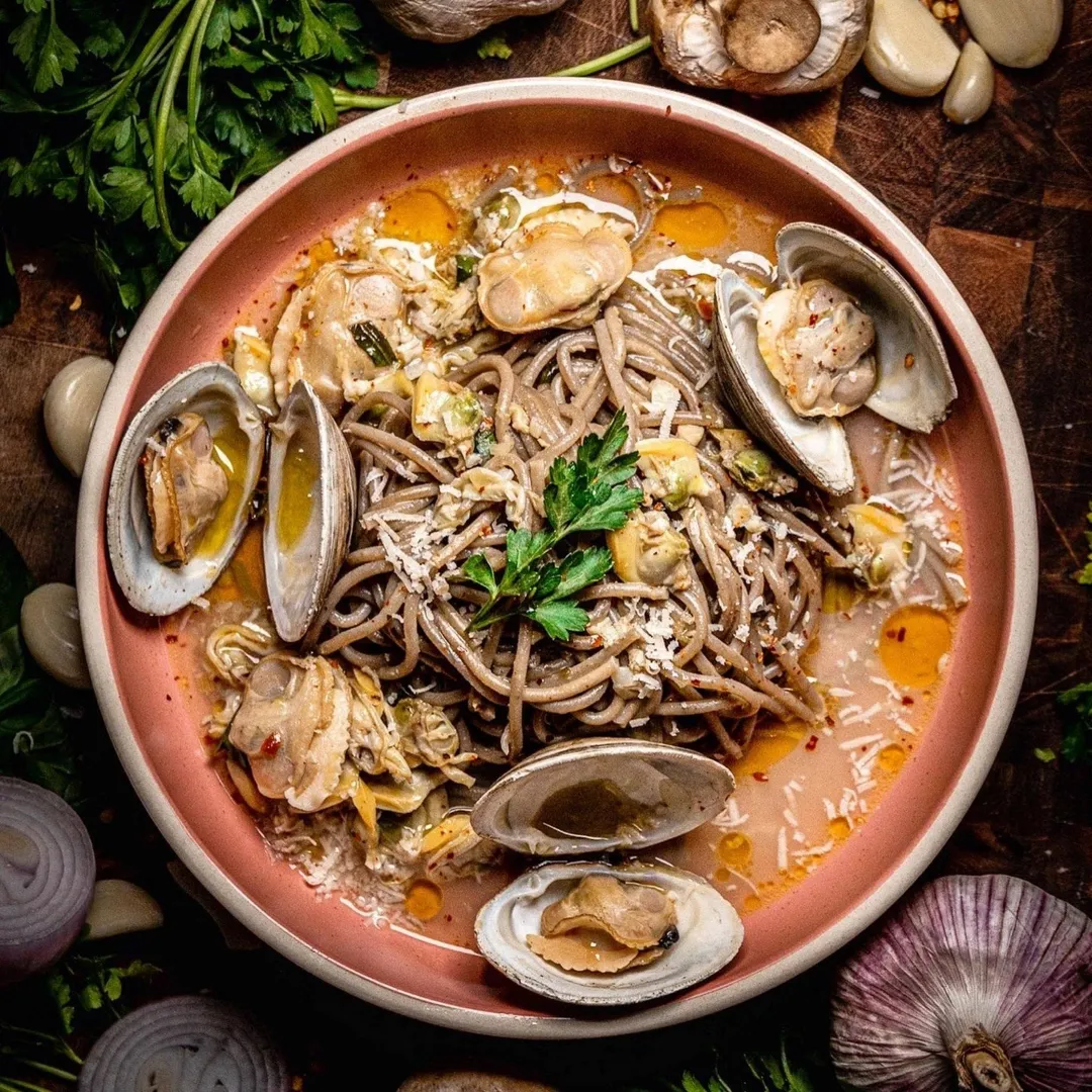 Fresh Mushroom Spaghetti