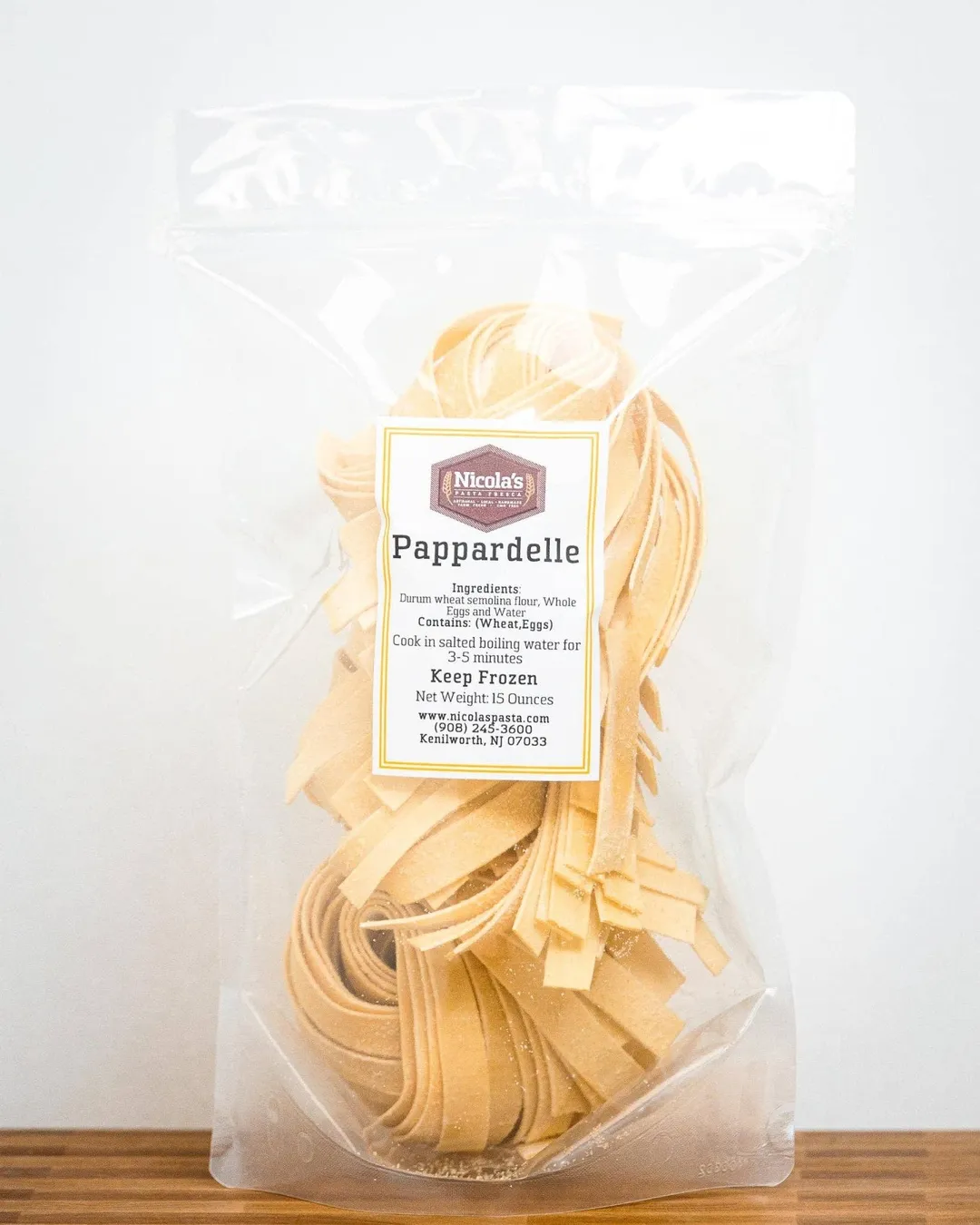 Hand Cut Fresh Pappardelle Pasta