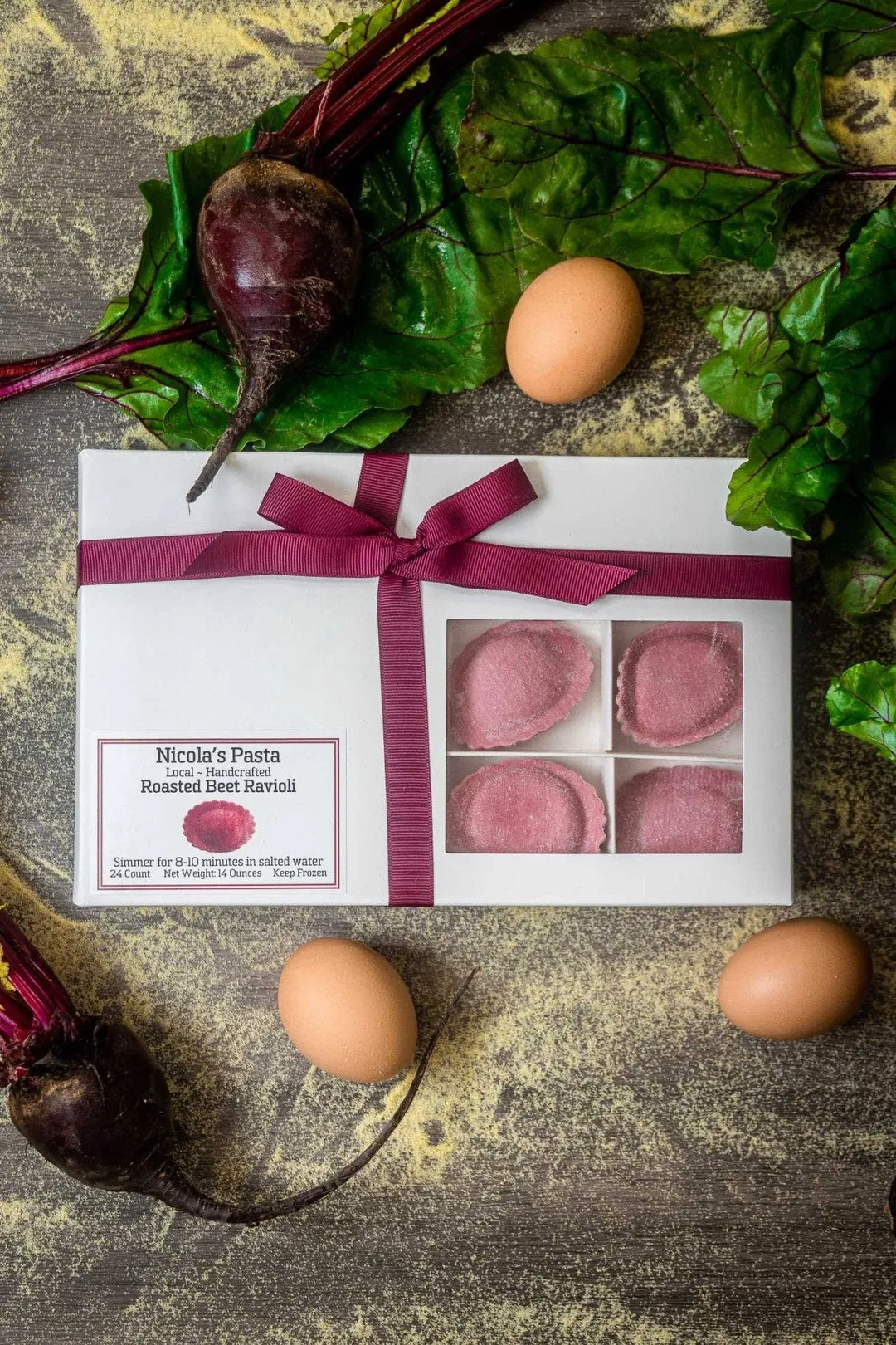 Roasted Beet Ravioli