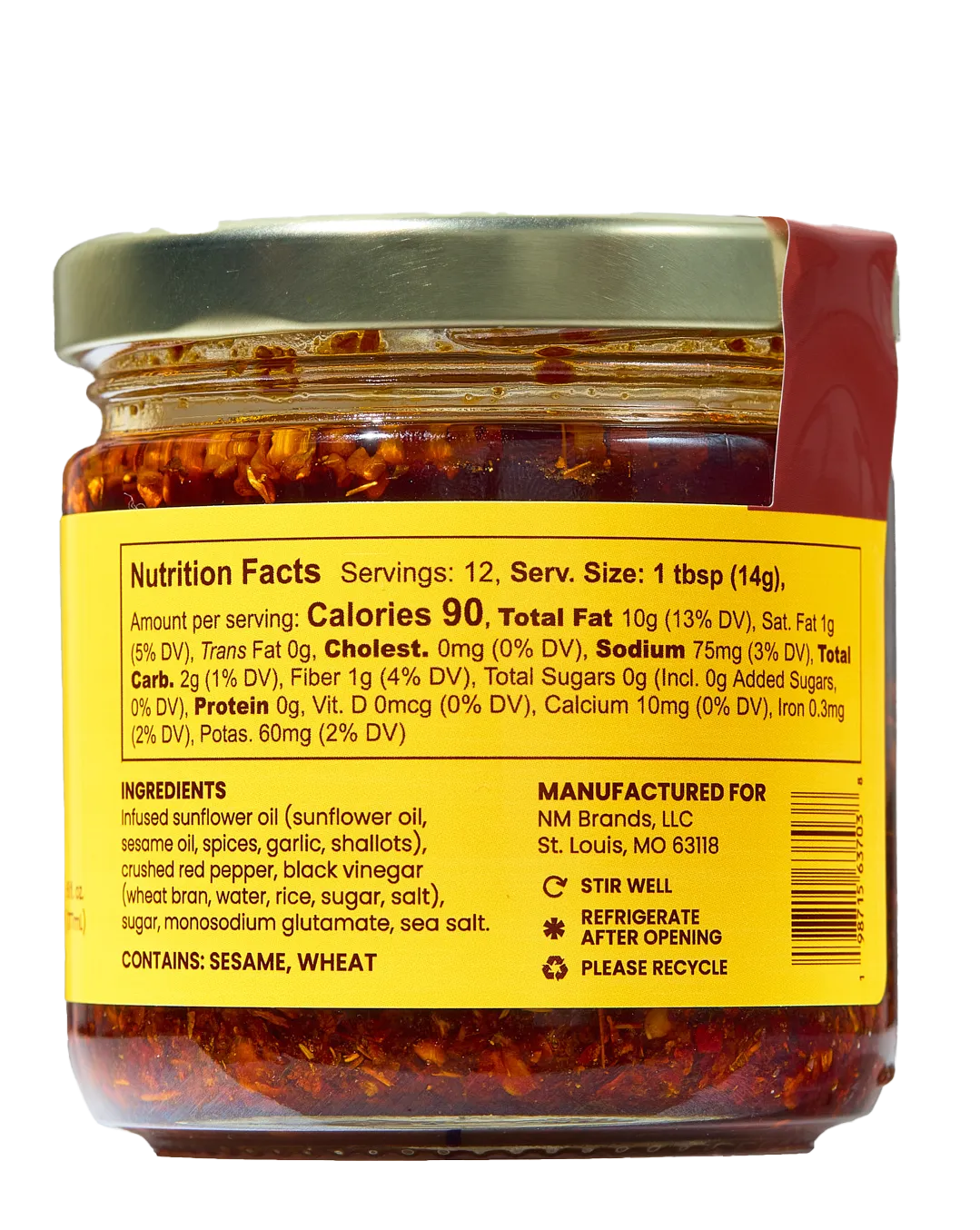 NM Brands Original Chili Oil