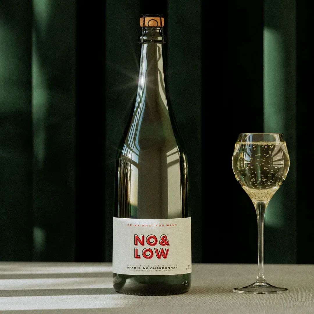 No & Low Sparkling Chardonnay - NA Sparkling Wine (750mL)