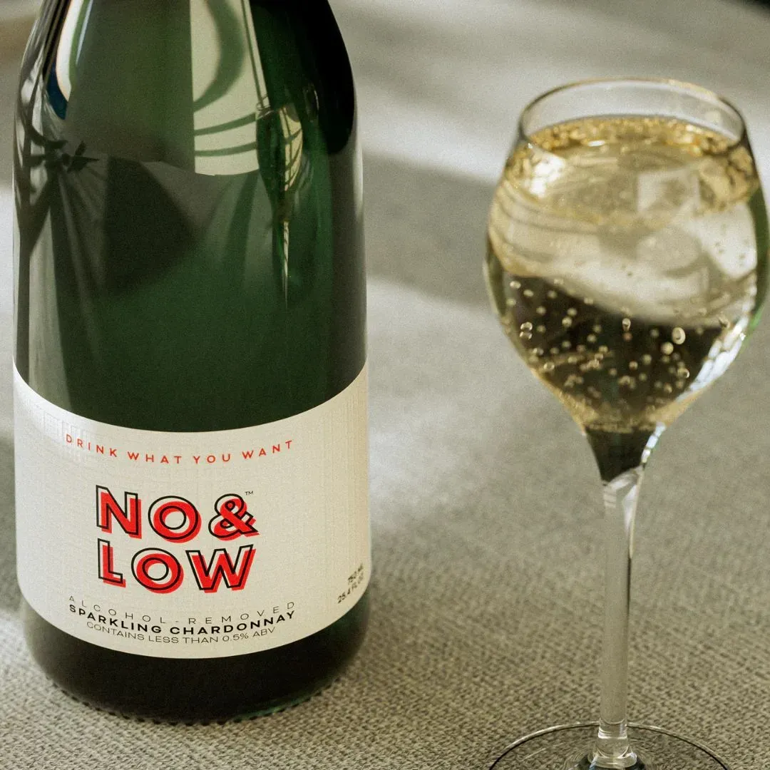 No & Low Sparkling Chardonnay - NA Sparkling Wine (750mL)