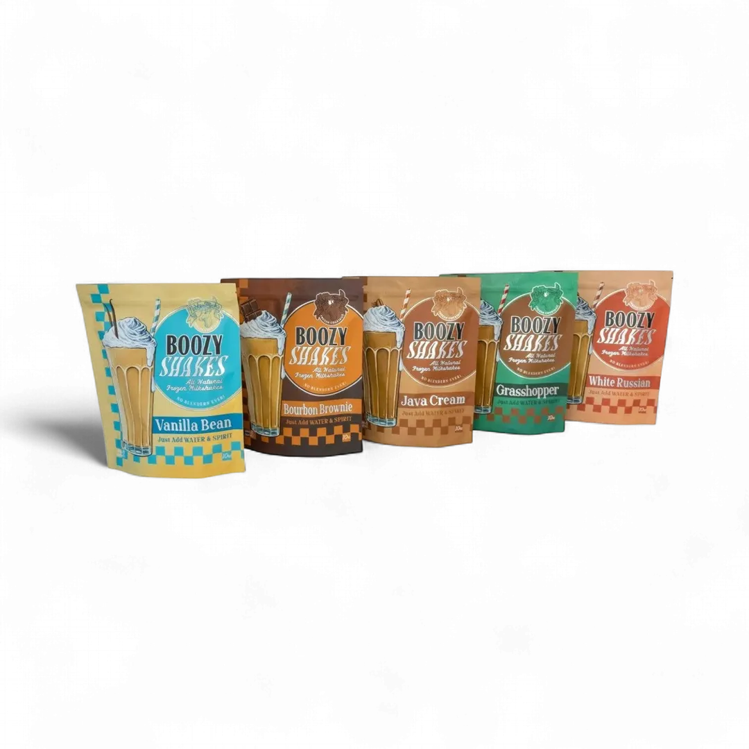 Boozy Shakes Mix Package -Just add Water + Spirit