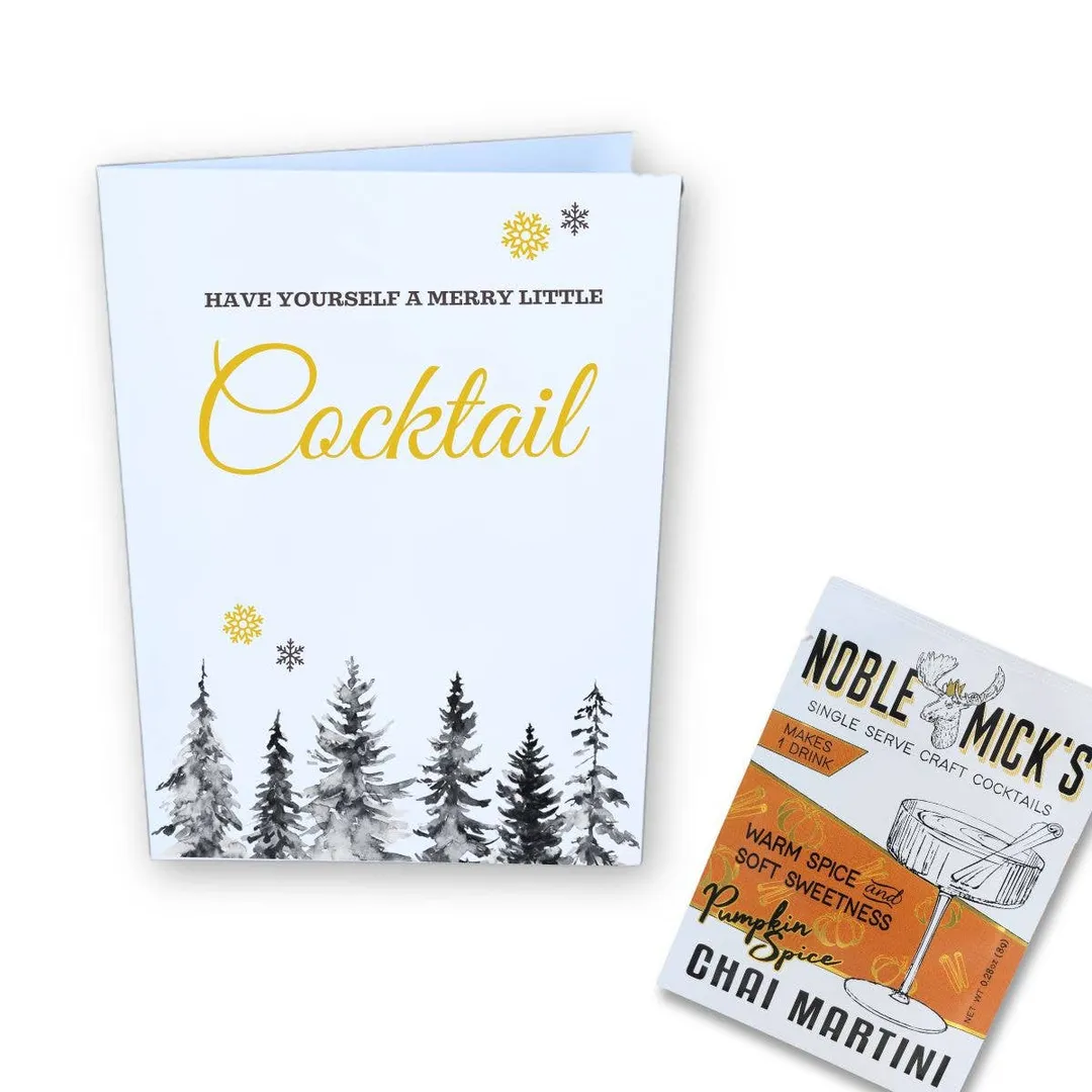 Cocktail and Cards / Merry Little Cocktails Card variant