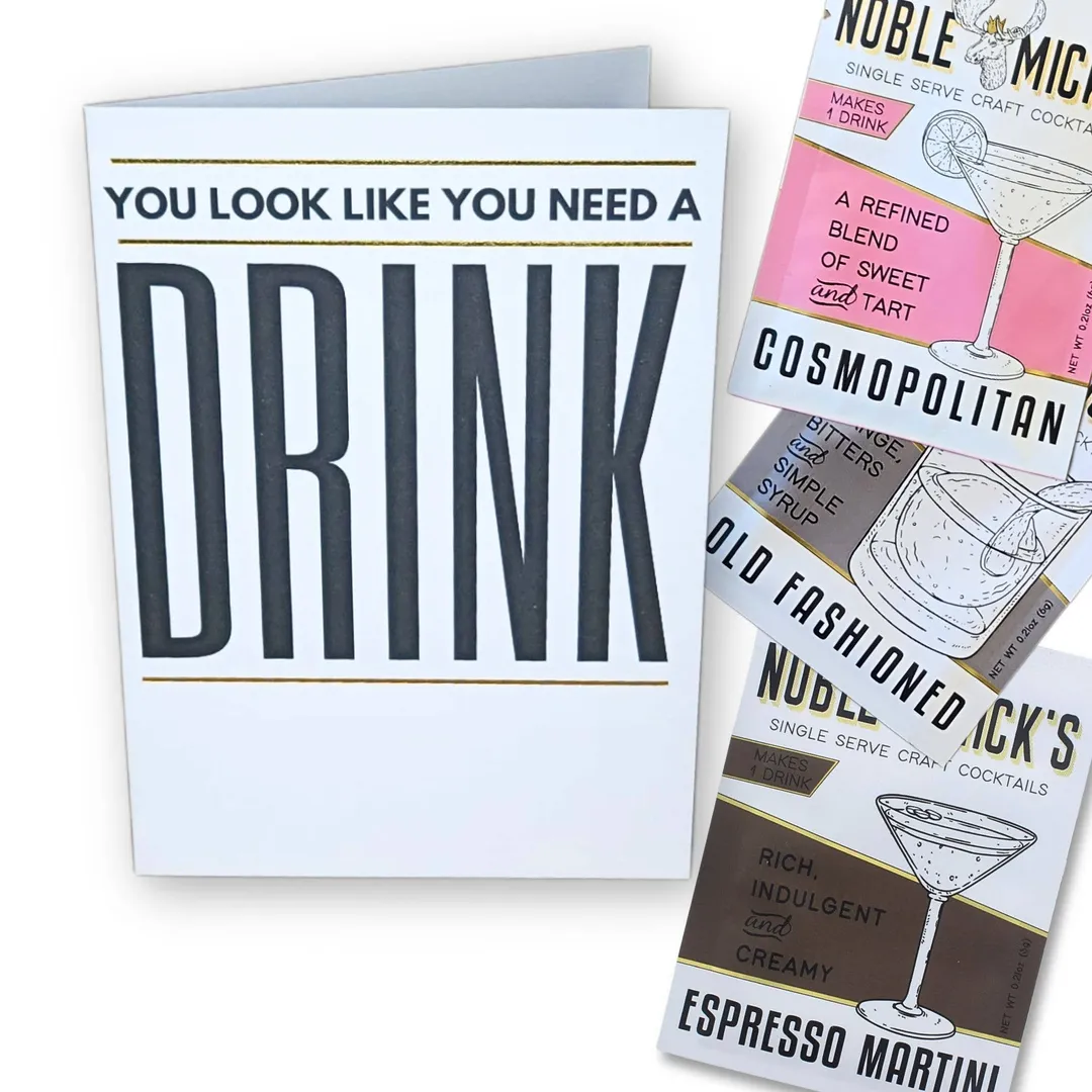 Cocktail and Cards / Need a Drink Card
