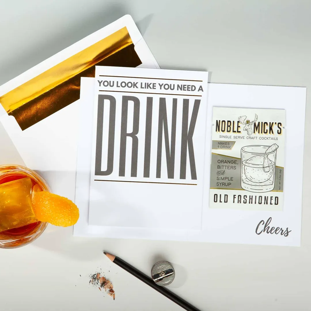 Cocktail and Cards / Need a Drink Card variant