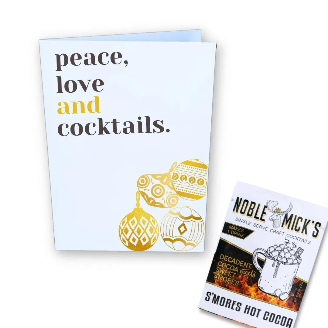 Cocktail and Cards / Peace, Love and Cocktails Card variant
