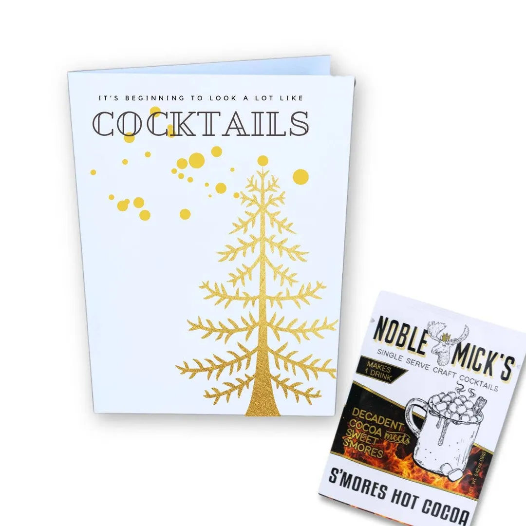 Cocktail and Cards /Pre-Pack of 12 A Lot Like Cocktails Card