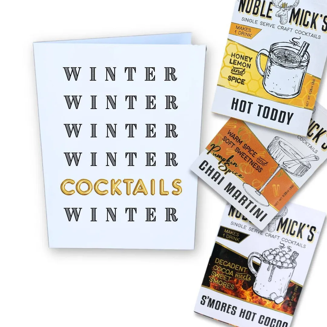 Cocktail and Cards /   Winter, Winter, Cocktails Card