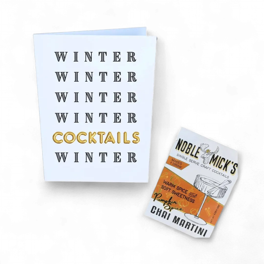 Cocktails & Cards / Seasonal Holiday Card Package