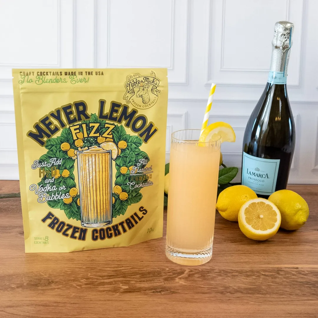Meyer Lemon Fizz Frozen Cocktail -Just add Water + Prosecco